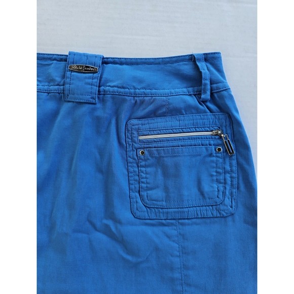 Jamie Sadock Womens Golf Skort Size 0 Fiji Blue Zip Pockets Built In Shortees - Picture 7 of 9